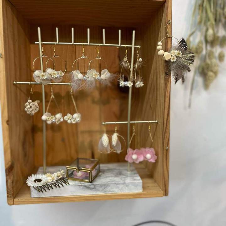 Bijoux de fleurs séchées Lourdes